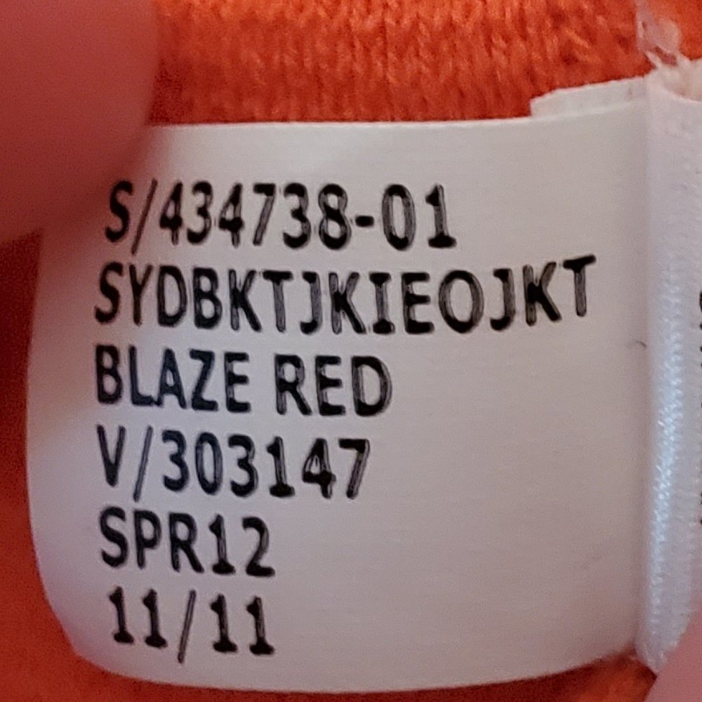 Banana Republic I ORANGE Sweater Cardigan w/Pockets and Gold Buttons Sz S - Picture 11 of 13